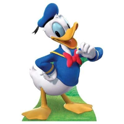 DONALD DUCK DISNEY CARDBOARD CUT OUT