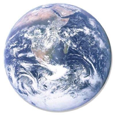 EARTH WALL MOUNTED CARDBOARD CUT OUT