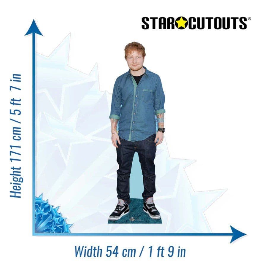 ED SHEERAN LIFE SIZE CARDBOARD CUT OUT
