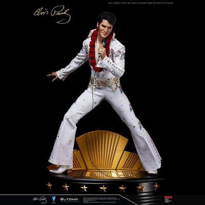 ELVIS PRESLEY 1:4 SUPERB SCALE HYBRID STATUE FROM BLITZWAY