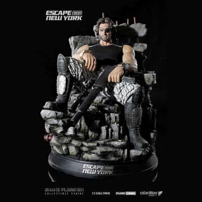 ESCAPE FROM NEW YORK: SNAKE PLISSKEN 1:3 SCALE POLYSTONE STATUE FROM SILVER FOX COLLECTIBLES