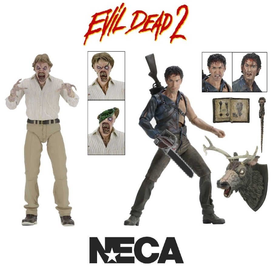 EVIL DEAD 2 30TH ANNIVERSARY HERO ASH & DEADITE ED ACTION FIGURES 2 ...