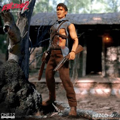 EVIL DEAD 2: DEAD BY DAWN ONE:12 COLLECTIVE ASH WILLIAMS ACTION FIGURE FROM MEZCO TOYZ