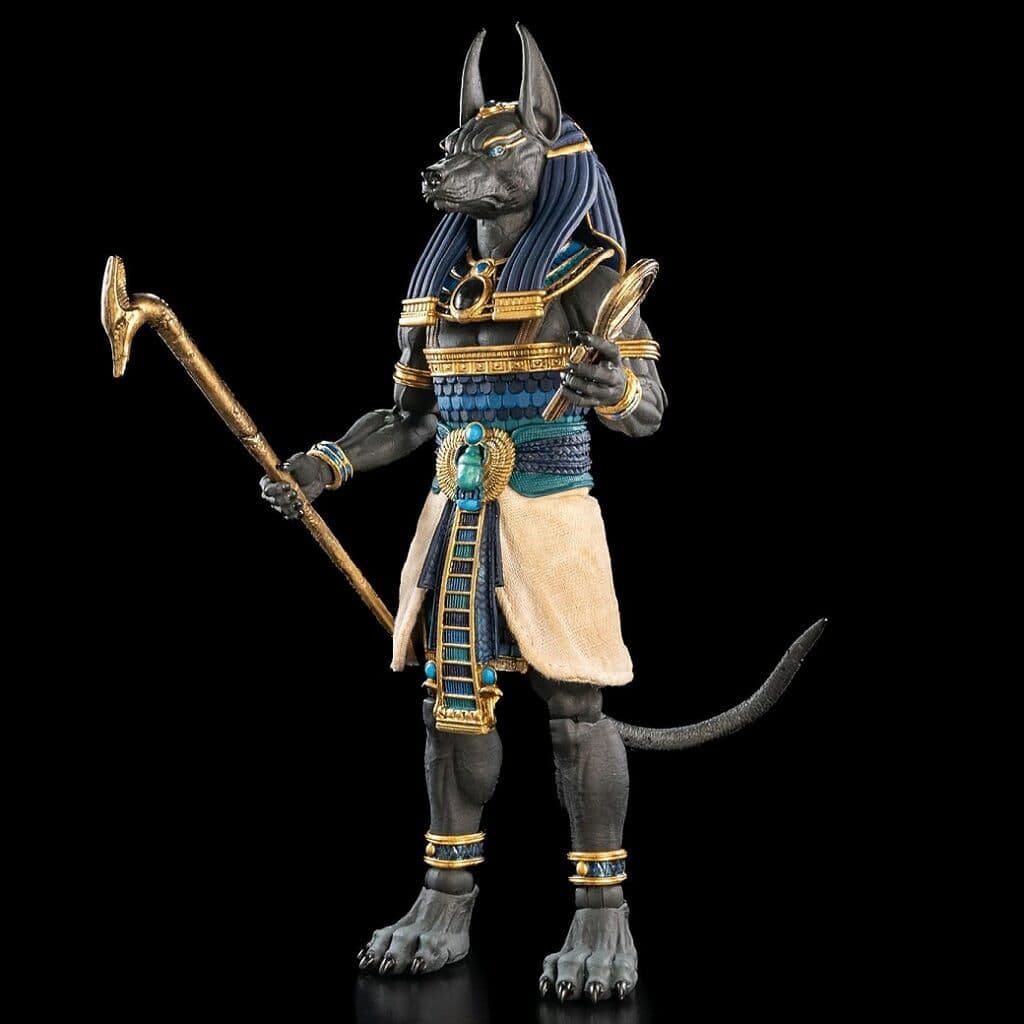 FIGURA OBSCURA ANUBIS BLACK AND BLUE ACTION FIGURE FROM FOUR HORSEMEN ...