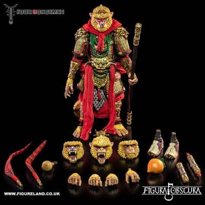 FIGURA OBSCURA SUN WUKONG THE MONKEY KING GOLDEN SAGE EDITION ACTION FIGURE BY FOUR HORSEMEN STUDIOS