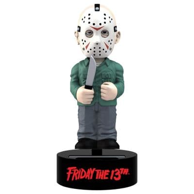 FRIDAY THE 13TH JASON VOORHEES SOLAR POWERED BODY KNOCKER FROM NECA