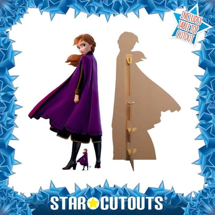 FROZEN ANNA ICONIC PRINCESS DISNEY CARDBOARD CUT OUT