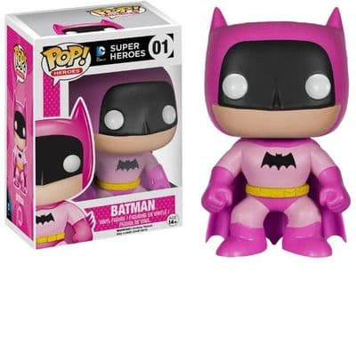 FUNKO POP! HEROES: 75TH ANNIVERSARY DC UNIVERSE PINK RAINBOW BATMAN VINYL FIGURE