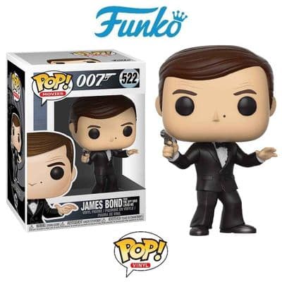FUNKO POP! MOVIES: JAMES BOND 007 ROGER MOORE VINYL FIGURE