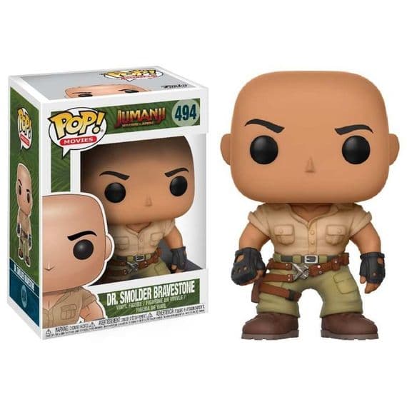 FUNKO POP! MOVIES: JUMANJI: WELCOME TO THE JUNGLE - SMOLDER BRAVESTONE VINYL FIGURE