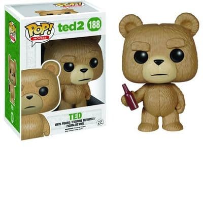 FUNKO POP! MOVIES: TED 2 - TED WITH BOTTLE OF BEER VINYL FIGURE