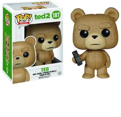 FUNKO POP! MOVIES: TED 2 - TED WITH REMOTE CONTROL VINYL FIGURE