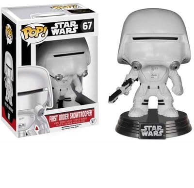 FUNKO POP! STAR WARS: EPISODE VII - FIRST ORDER SNOWTROOPER BOBBLE HEAD VINYL FIGURE