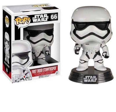 FUNKO POP! STAR WARS: EPISODE VII - FIRST ORDER STORMTROOPER BOBBLE HEAD VINYL FIGURE
