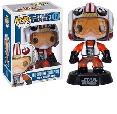 FUNKO POP! STAR WARS: LUKE SKYWALKER (X-WING PILOT) BOBBLE HEAD VINYL FIGURE