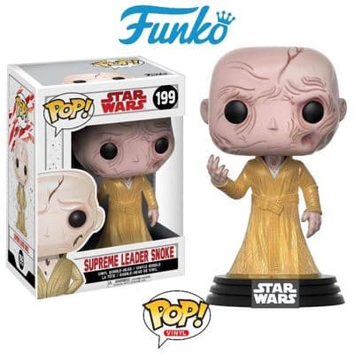 FUNKO POP! STAR WARS: THE LAST JEDI SUPREME LEADER SNOKE BOBBLE HEAD VINYL FIGURE