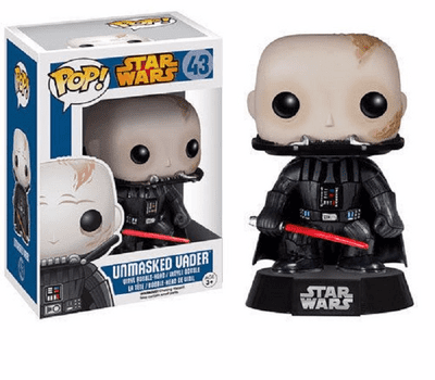 FUNKO POP! STAR WARS: UNMASKED VADER BOBBLE HEAD VINYL FIGURE