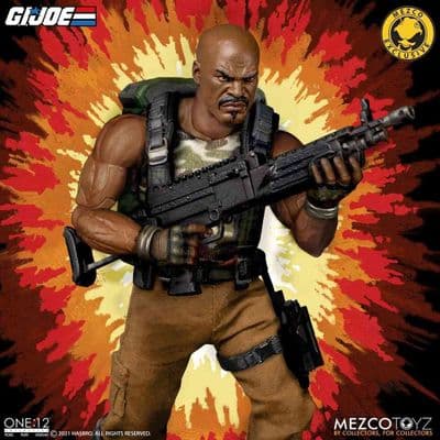 G.I JOE ONE:12 COLLECTIVE ROADBLOCK ACTION FIGURE FROM MEZCO TOYZ