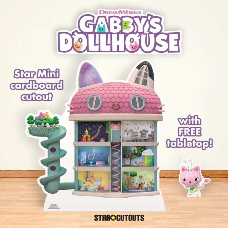 GABBY S DOLLHOUSE CARDBOARD CUT OUT