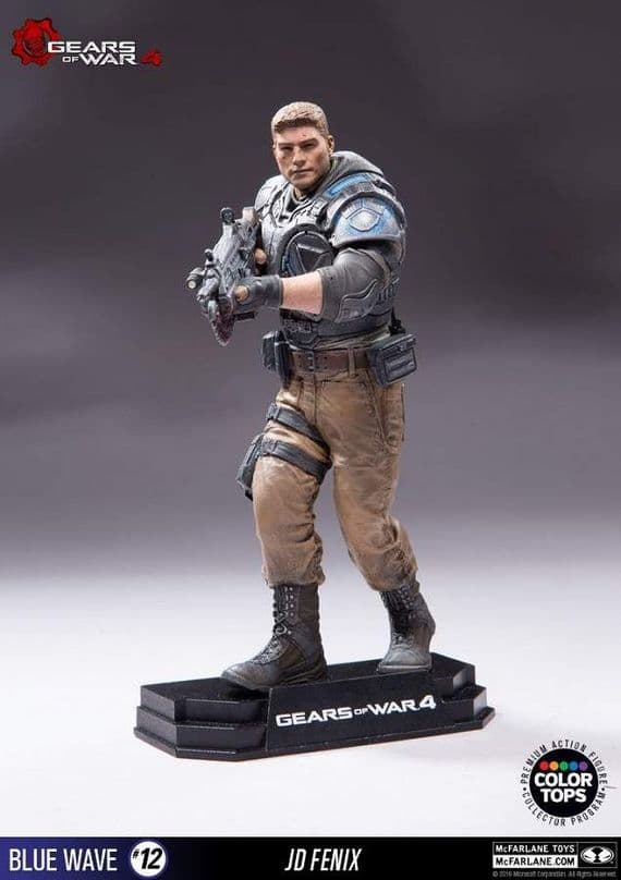 GEARS OF WAR 4: JD FENIX COLOUR TOPS ACTION FIGURE FROM MCFARLANE TOYS