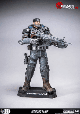 GEARS OF WAR 4: MARCUS FENIX COLOUR TOPS ACTION FIGURE FROM MCFARLANE TOYS