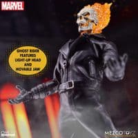 GHOST RIDER AND HELL CYCLE ONE:12 COLLECTIVE SET FROM MEZCO TOYZ