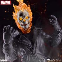 GHOST RIDER AND HELL CYCLE ONE:12 COLLECTIVE SET FROM MEZCO TOYZ