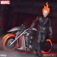 GHOST RIDER AND HELL CYCLE ONE:12 COLLECTIVE SET FROM MEZCO TOYZ