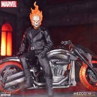 GHOST RIDER AND HELL CYCLE ONE:12 COLLECTIVE SET FROM MEZCO TOYZ