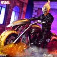 GHOST RIDER AND HELL CYCLE ONE:12 COLLECTIVE SET FROM MEZCO TOYZ