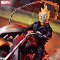 GHOST RIDER AND HELL CYCLE ONE:12 COLLECTIVE SET FROM MEZCO TOYZ