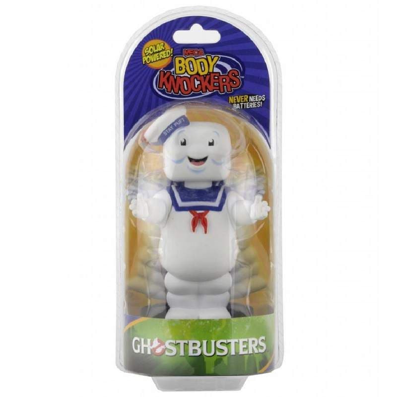 GHOSTBUSTERS STAY PUFT MARSHMALLOW MAN SOLAR POWERED BODY KNOCKER FROM NECA
