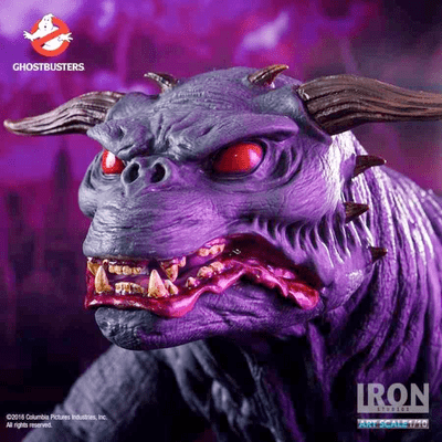 GHOSTBUSTERS VINZ CLORTHO TERROR DOG 1:10 ART SCALE STATUE FROM IRON STUDIOS (DAMAGED PACKAGING)