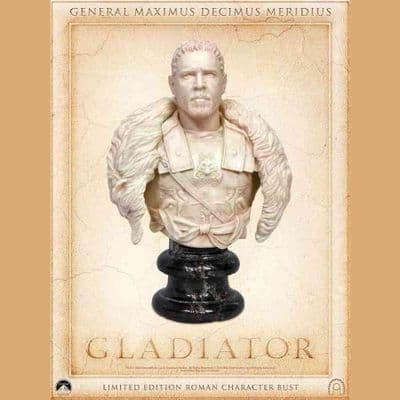 GLADIATOR GENERAL MAXIMUS DECIMUS MERIDIUS 1:4 SCALE BUST FROM BIG CHIEF STUDIOS