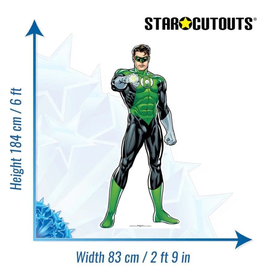 GREEN LANTERN DC COMICS LIFE SIZE CARDBOARD CUT OUT