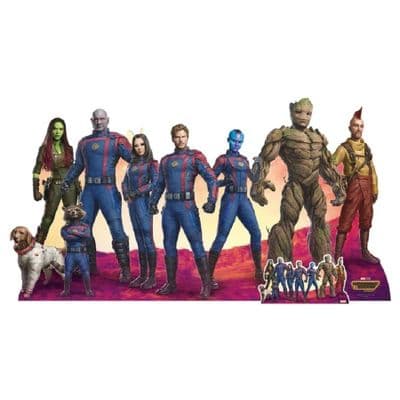 GUARDIANS OF THE GALAXY 3 GROUP LARGE CARDBOARD CUT OUT