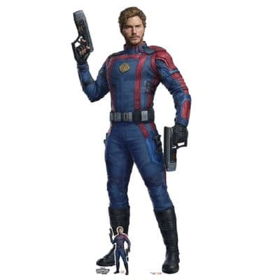 GUARDIANS OF THE GALAXY 3 STAR LORD CHRIS PRATT LIFE SIZE CARDBOARD CUT OUT