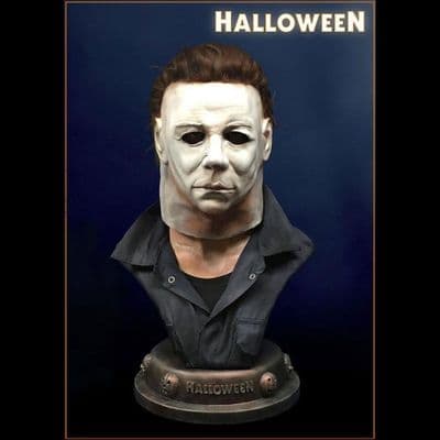 HALLOWEEN 1:1 SCALE MICHAEL MYERS BUST FROM HOLLYWOOD COLLECTIBLES GROUP