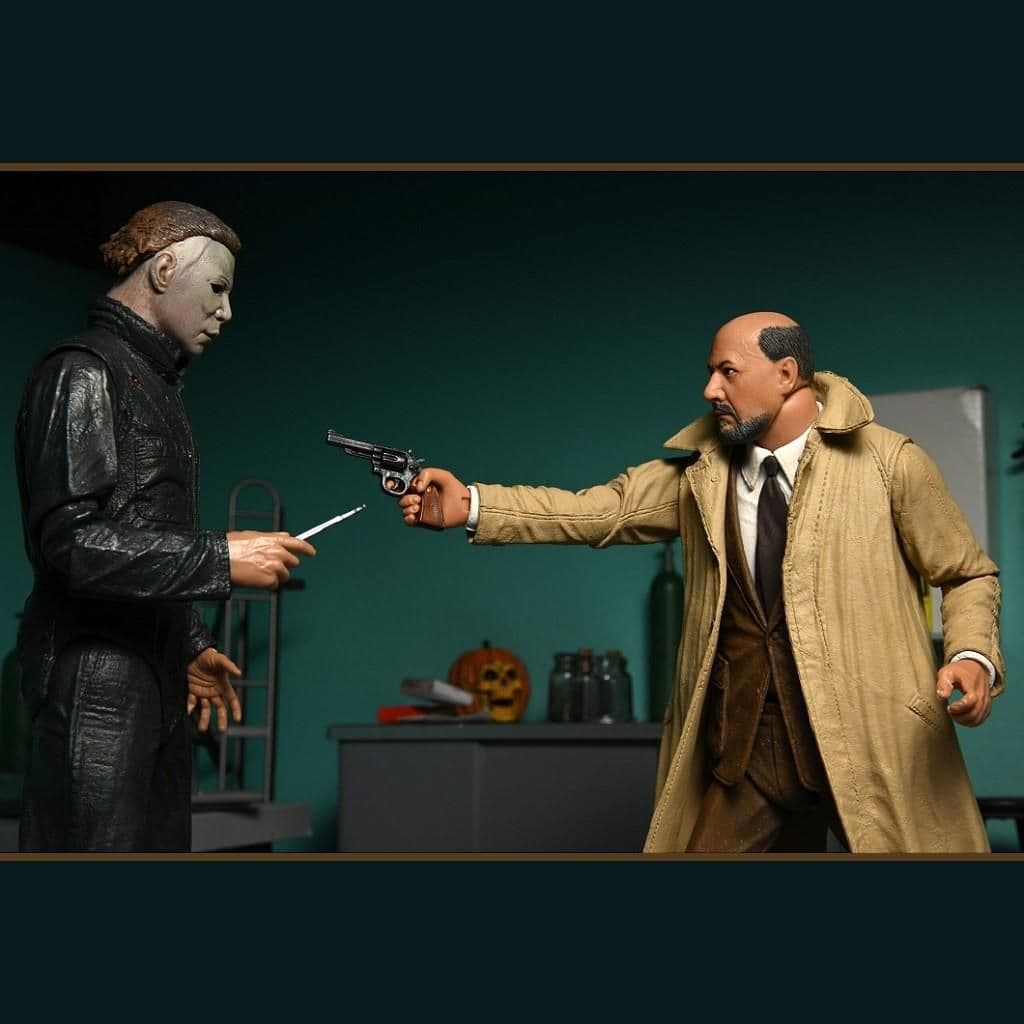 Halloween II Pack de 2 Figuras Ultimate Michael Myers & Dr Loomis 18 cm