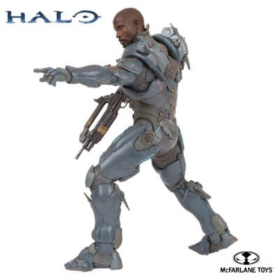 HALO 5 SERIES 1 UNHELMETED SPARTAN LOCKE DELUXE 10 INCH ACTION FIGURE FROM MCFARLANE TOYS