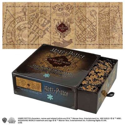 HARRY POTTER MARAUDER'S MAP 1000 PIECE PREMIUM JIGSAW PUZZLE FROM THE NOBLE COLLECTION