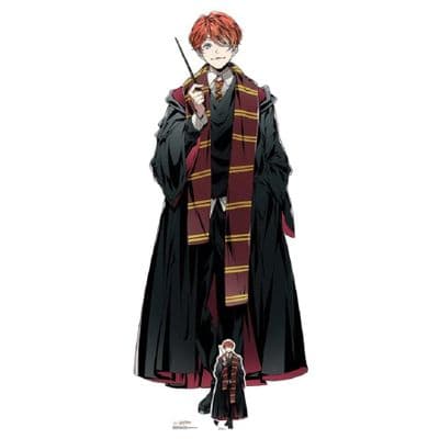 HARRY POTTER RON WEASLEY ANIME STYLE LIFE SIZE CARDBOARD CUT OUT