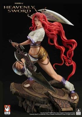 HEAVENLY SWORD NARIKO 1:4 SCALE PREMIUM STATUE FROM HMO COLLECTIBLES - DAMAGED PACKAGING