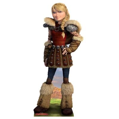 HOW TO TRAIN YOUR DRAGON ASTRID CARDBOARD CUT OUT