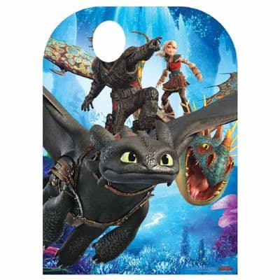 HOW TO TRAIN YOUR DRAGON STAND IN CHILD SIZE CARDBOARD CUT OUT