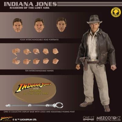 INDIANA JONES RAIDERS OF THE LOST ARK TEMPLE EDITION ONE:12 COLLECTIVE ACTION FIGURE FROM MEZCO TOYZ