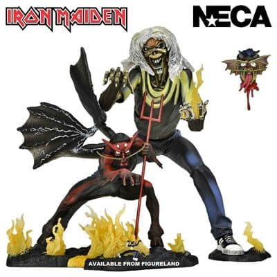IRON MAIDEN 40TH ANNIVERSARY ULTIMATE NUMBER OF THE BEAST ACTION FIGURE SET FROM NECA