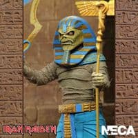 IRON MAIDEN 8" CLOTHED PHARAOH EDDIE ACTION FIGURE FROM NECA