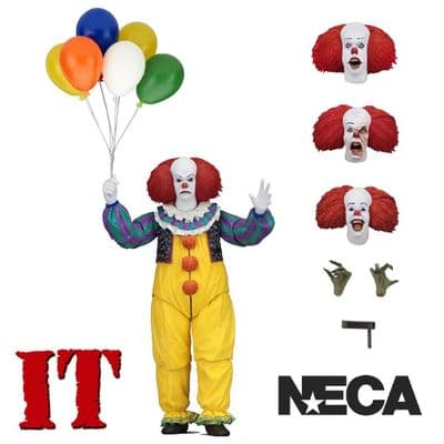 IT 1990 ULTIMATE PENNYWISE ACTION FIGURE FROM NECA