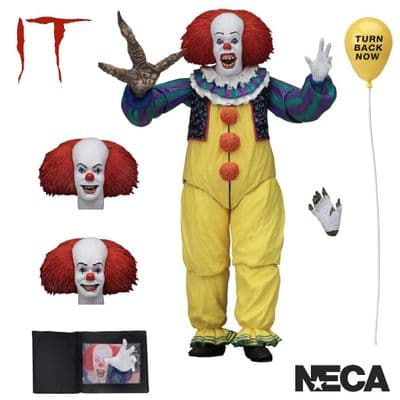 IT 1990 ULTIMATE PENNYWISE V.2 ACTION FIGURE FROM NECA